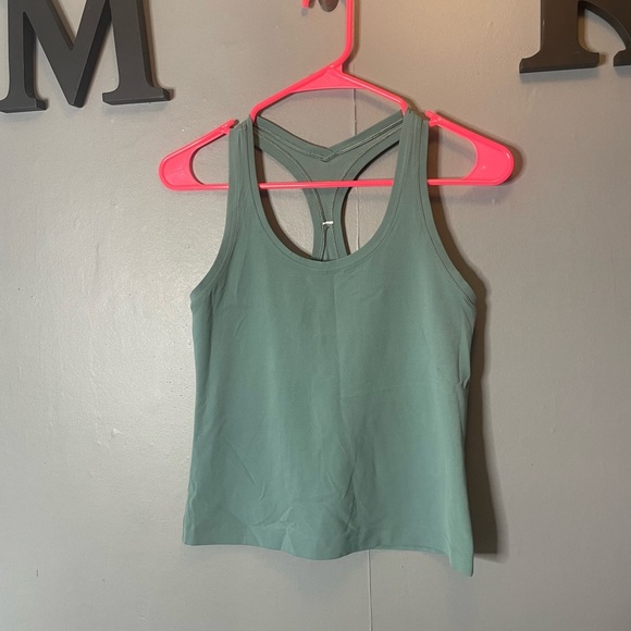 Lululemon Cool Racerback Tank Top *Nulu Tidewater Teal size 4/6 - Picture 5 of 12